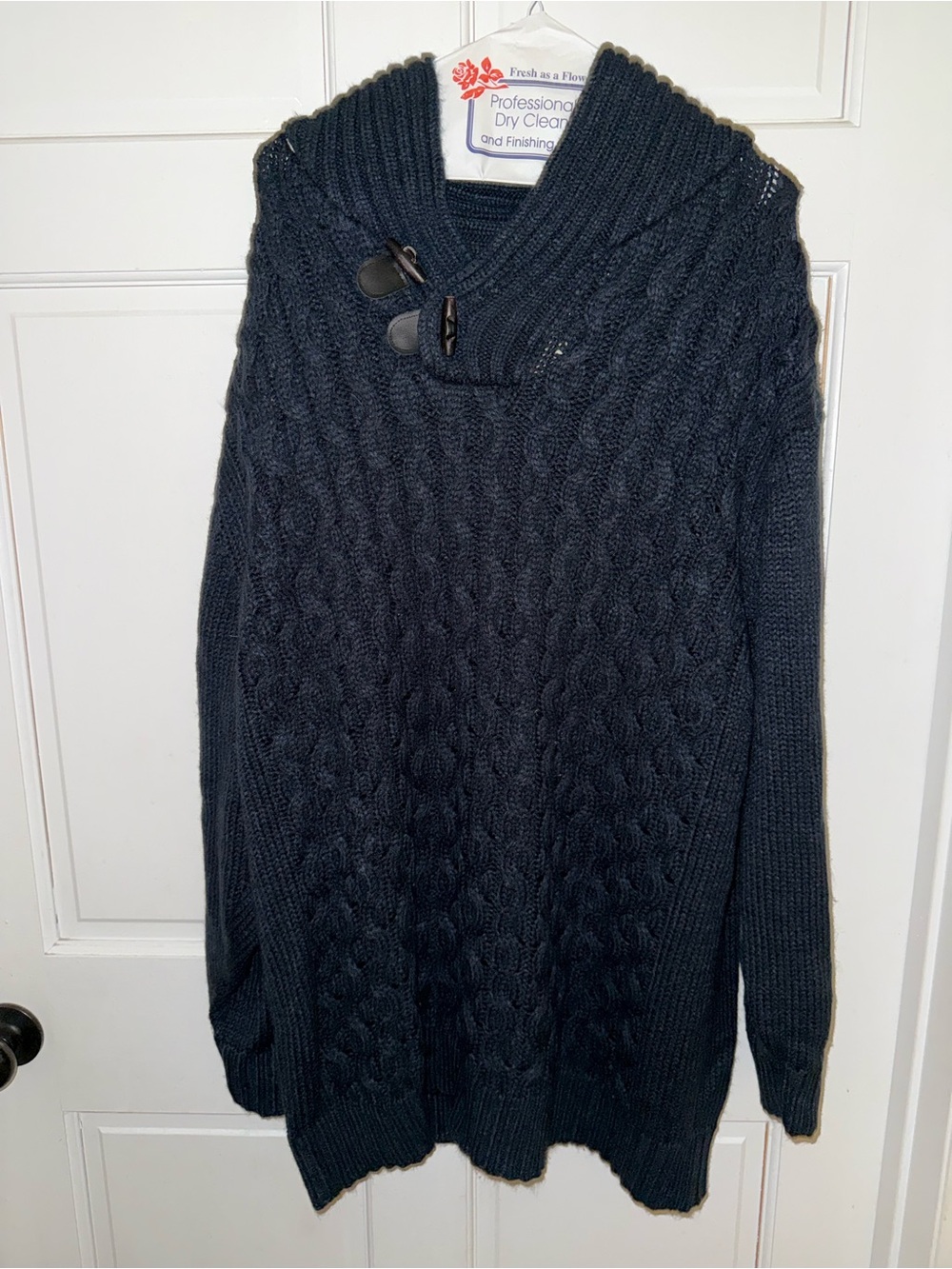Weatherproof Men's Cable Knit Turtleneck Sweater